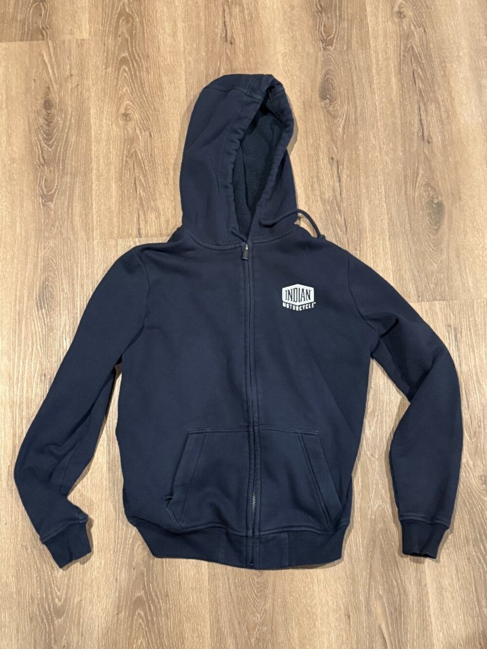 Indian Motorcycle 1901 Men's Medium Full Zip Fleece Hoodie